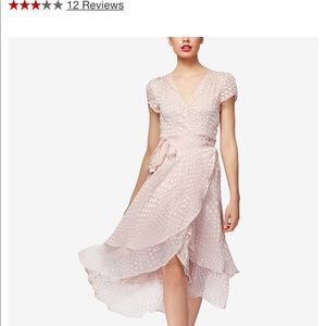 Betsey Johnson light blush pink polka dot dress